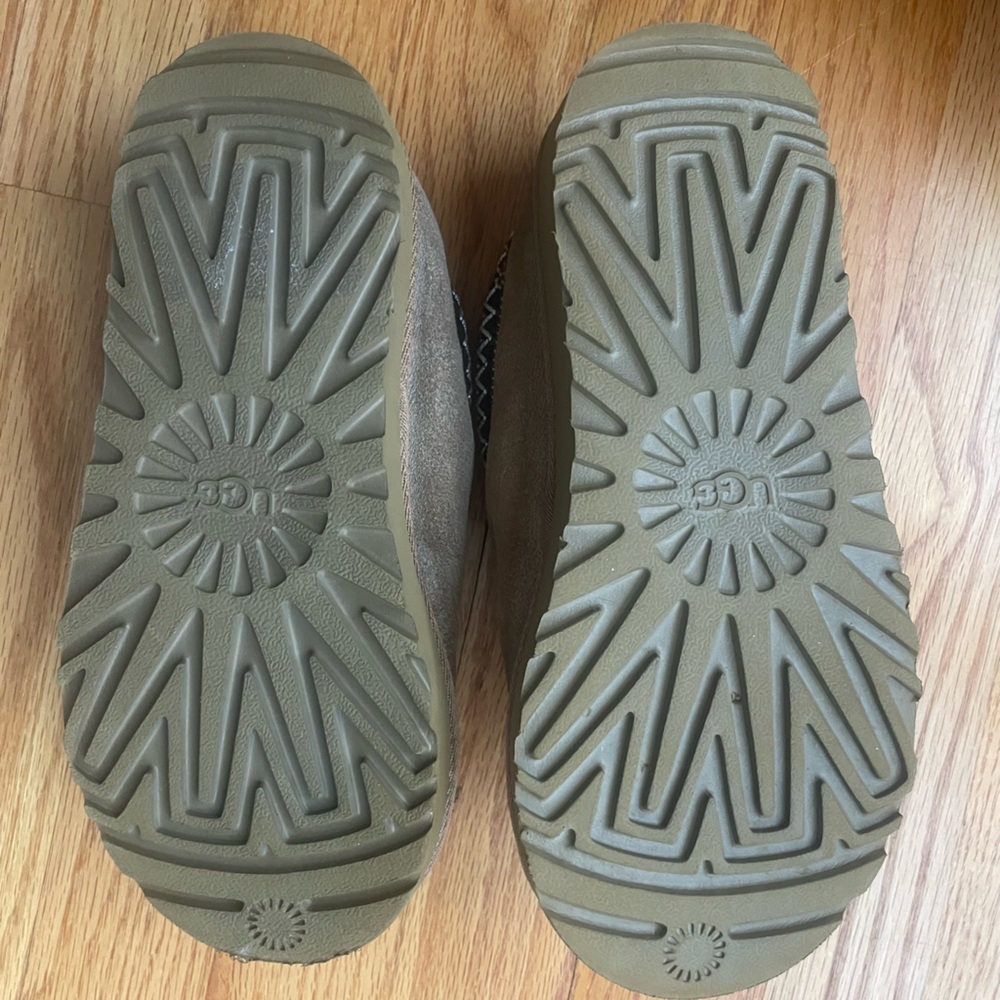 UGG Tan Tasman Plush Lining Shoes - Picture 8 of 9